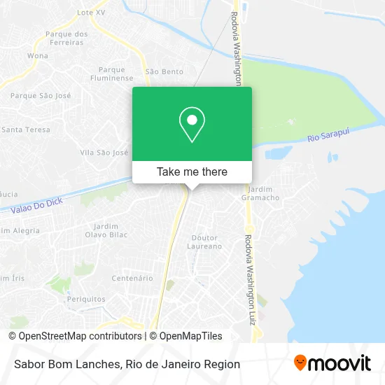 Sabor Bom Lanches map