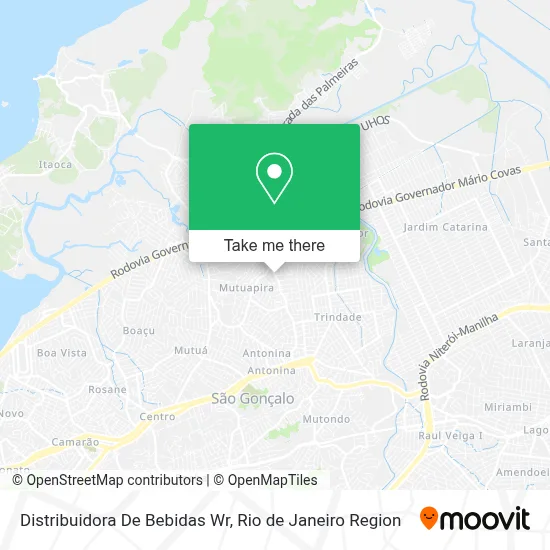 Distribuidora De Bebidas Wr map