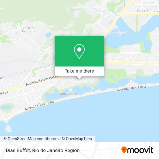 Dias Buffet map