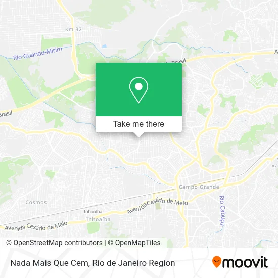 Nada Mais Que Cem map