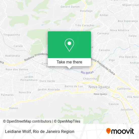 Leidiane Wolf map