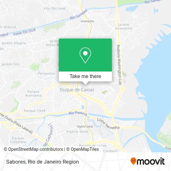 Sabores map