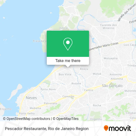 Pescador Restaurante map