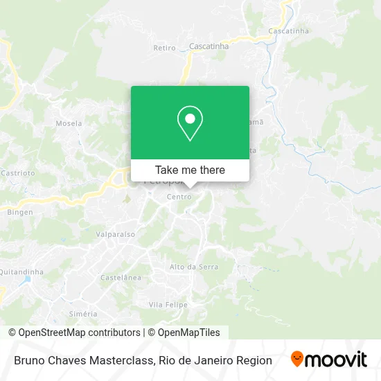 Bruno Chaves Masterclass map