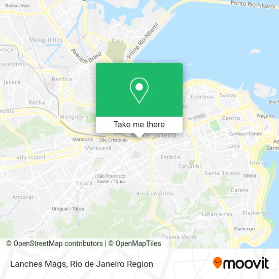 Lanches Mags map