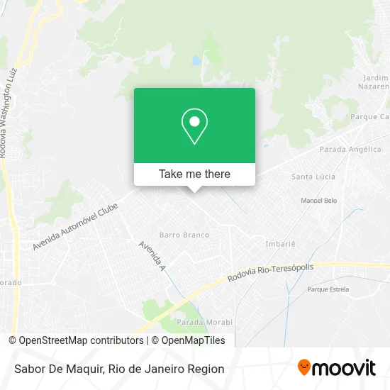 Sabor De Maquir map