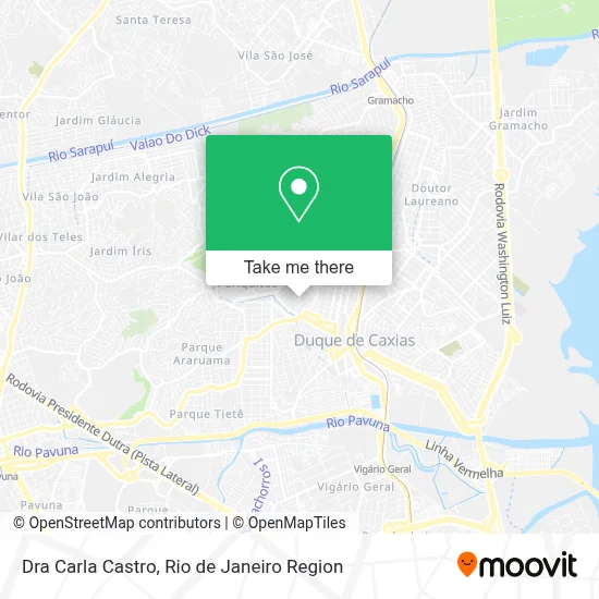 Dra Carla Castro map