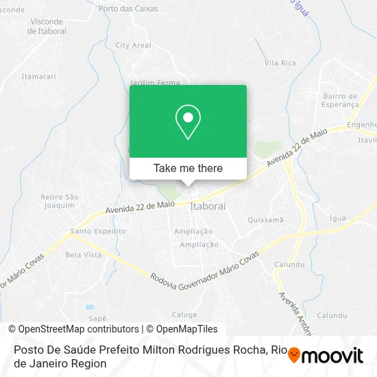 Posto De Saúde Prefeito Milton Rodrigues Rocha map