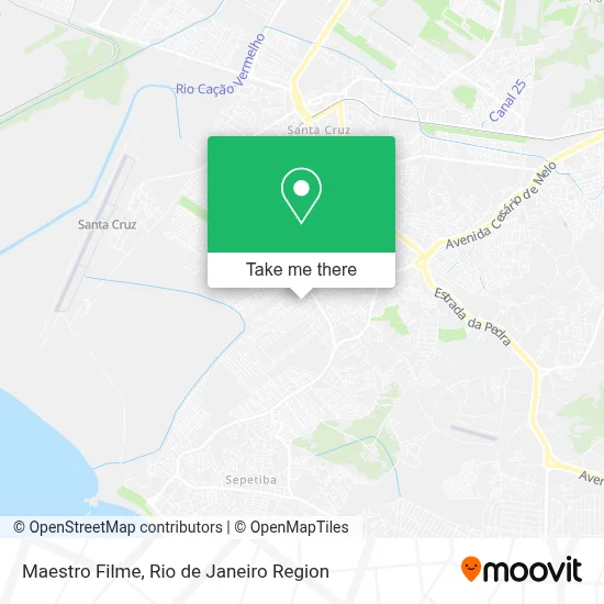 Maestro Filme map