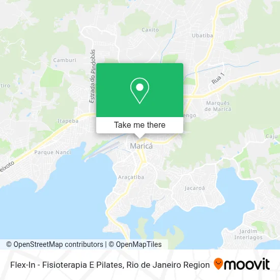 Flex-In - Fisioterapia E Pilates map