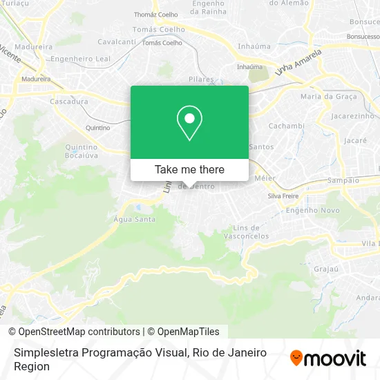 Simplesletra Programação Visual map