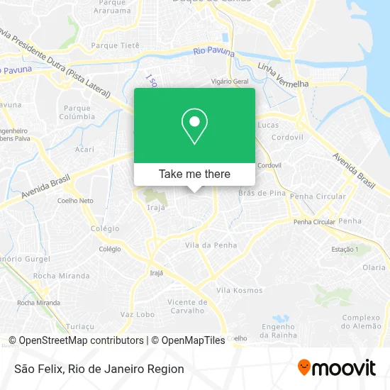 São Felix map