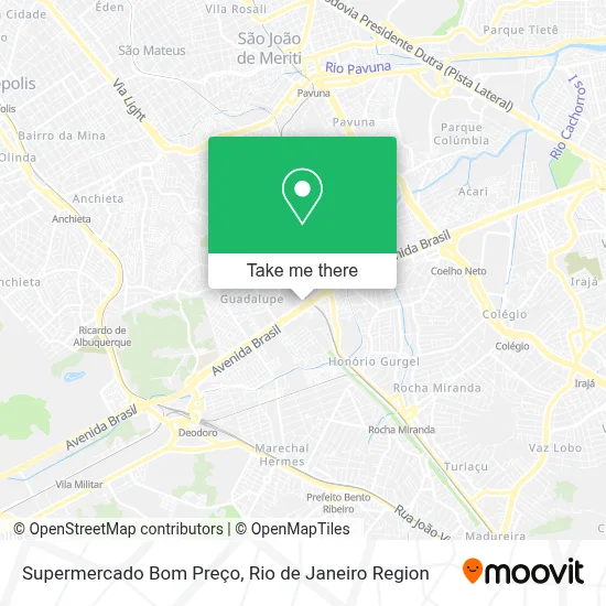 Supermercado Bom Preço map