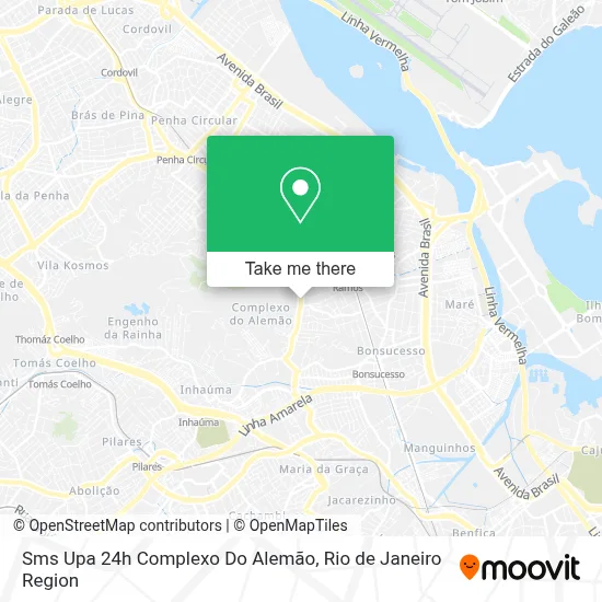 Sms Upa 24h Complexo Do Alemão map