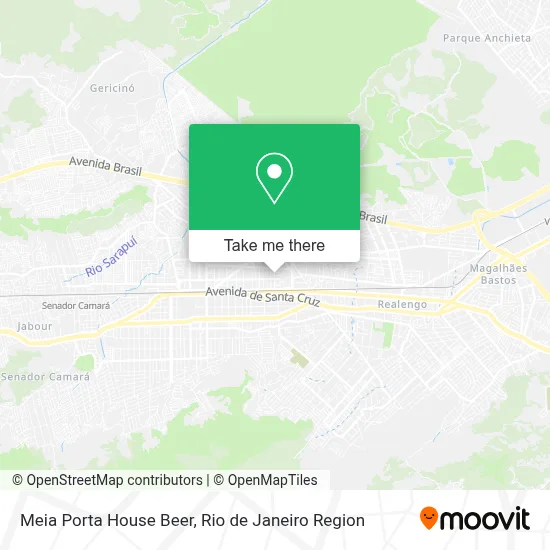 Meia Porta House Beer map
