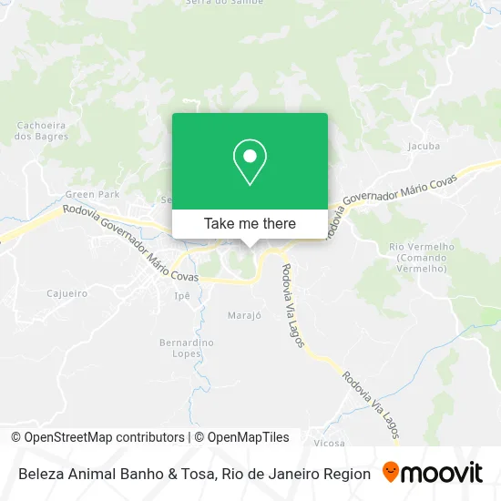 Beleza Animal Banho & Tosa map