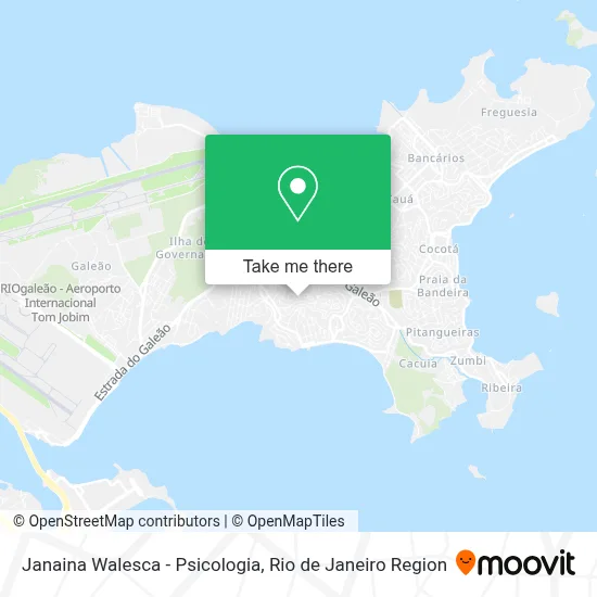 Janaina Walesca - Psicologia map