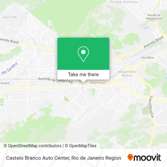Castelo Branco Auto Center map