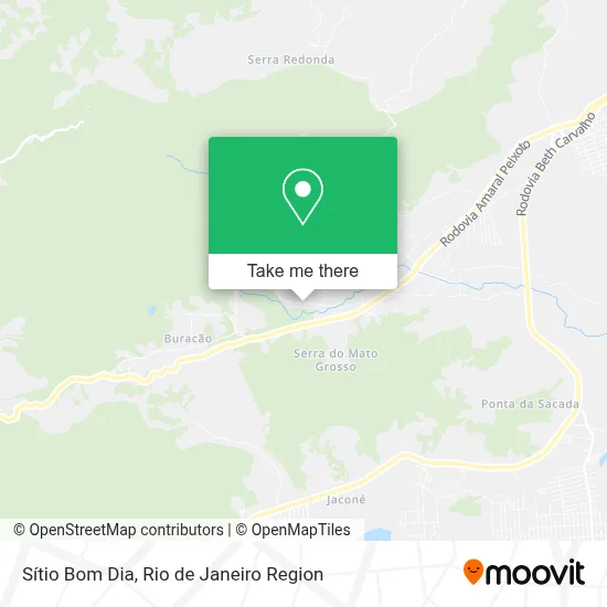 Sítio Bom Dia map