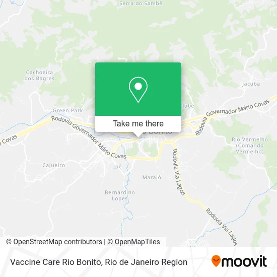 Vaccine Care Rio Bonito map