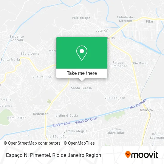 Espaço N. Pimentel map