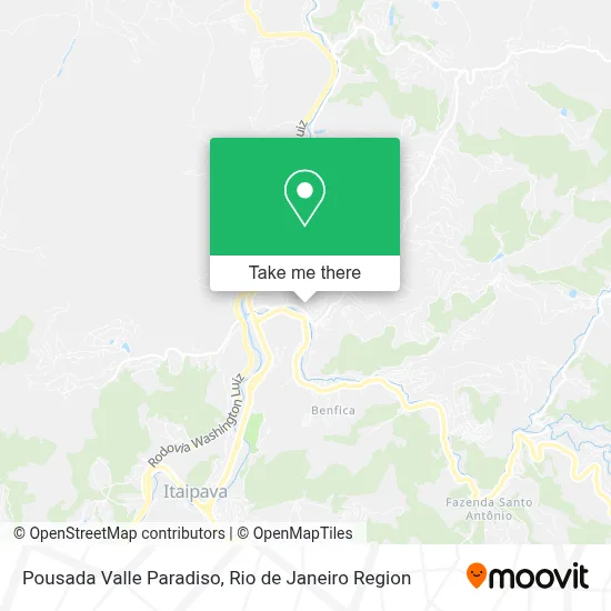 Pousada Valle Paradiso map