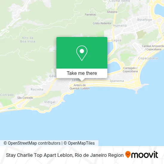 Stay Charlie Top Apart Leblon map