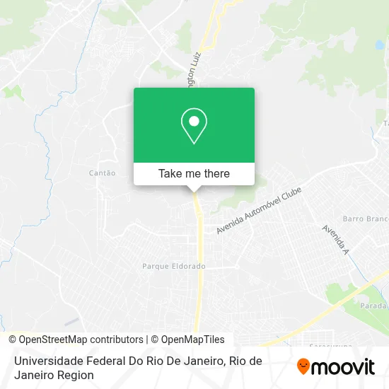 Universidade Federal Do Rio De Janeiro map