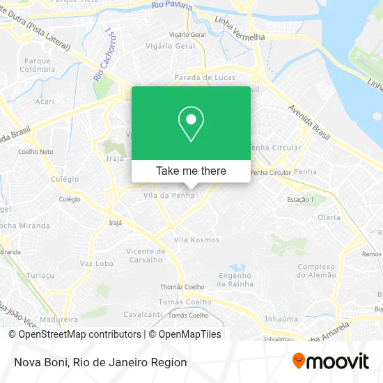Nova Boni map