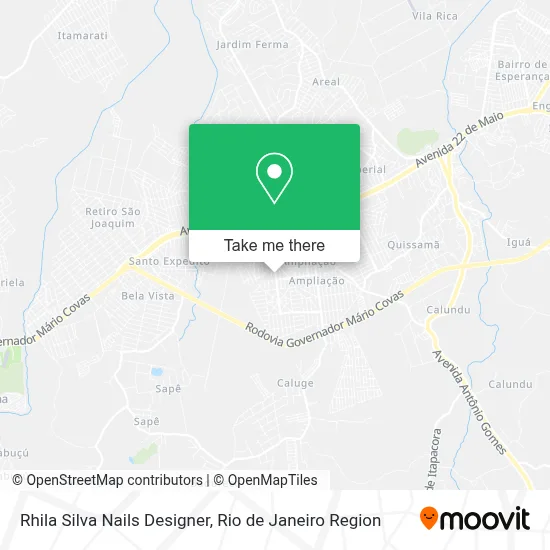 Rhila Silva Nails Designer map