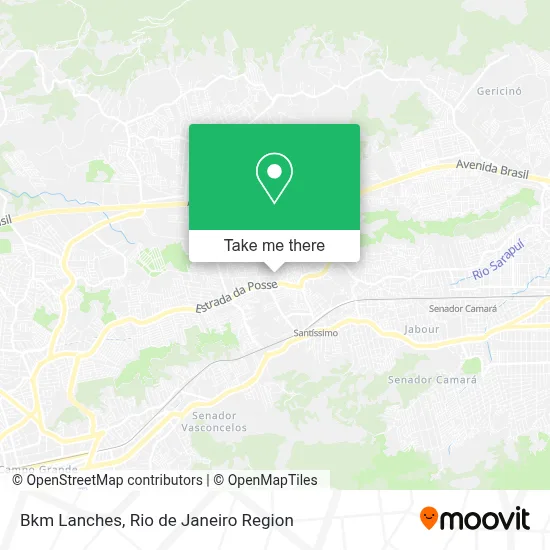 Bkm Lanches map