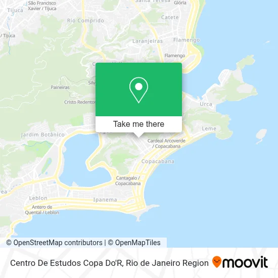 Centro De Estudos Copa Do'R map