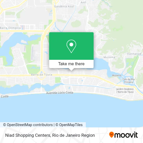 Niad Shopping Centers map