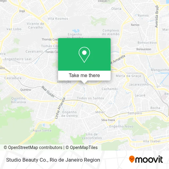 Studio Beauty Co. map
