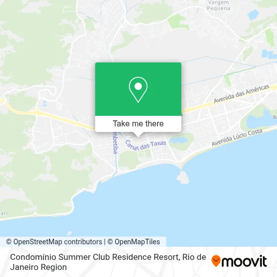 Condomínio Summer Club Residence Resort map