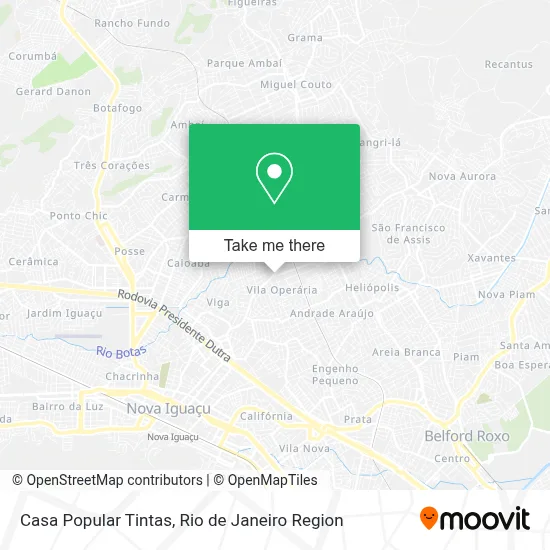 Casa Popular Tintas map