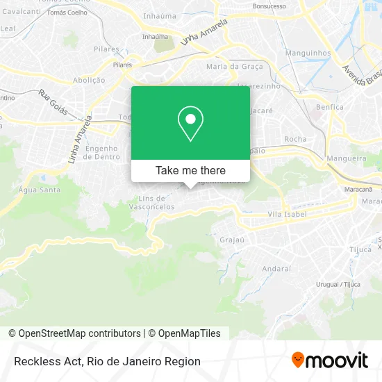 Reckless Act map