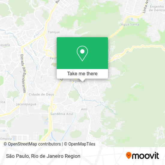 São Paulo map