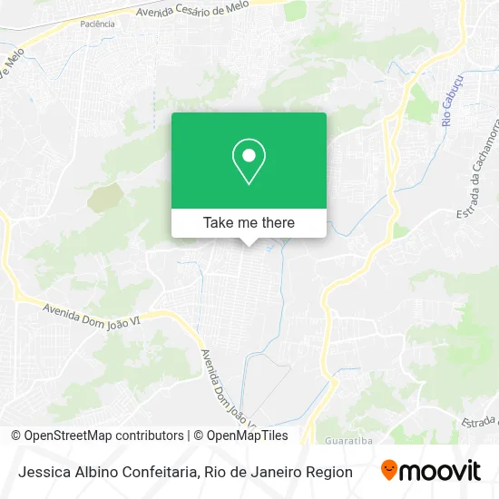 Jessica Albino Confeitaria map