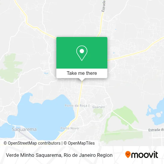 Verde Minho Saquarema map