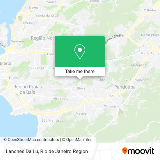 Lanches Da Lu map