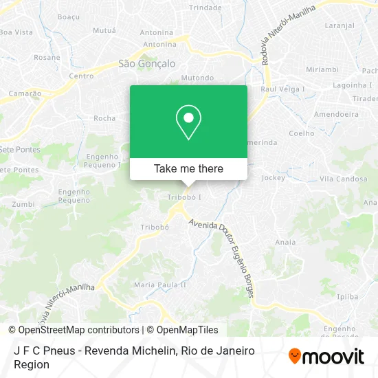 J F C Pneus - Revenda Michelin map