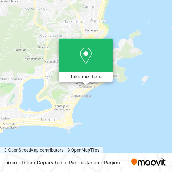 Animal.Com Copacabana map