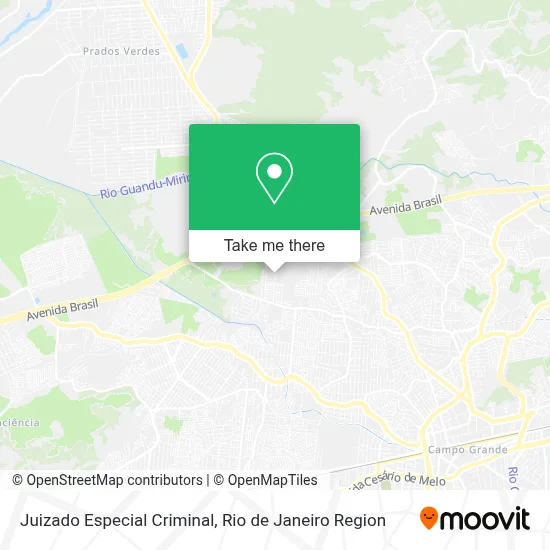 Juizado Especial Criminal map