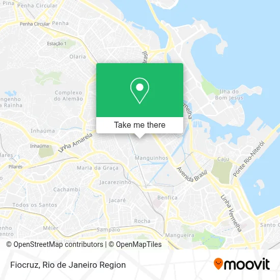 Fiocruz map