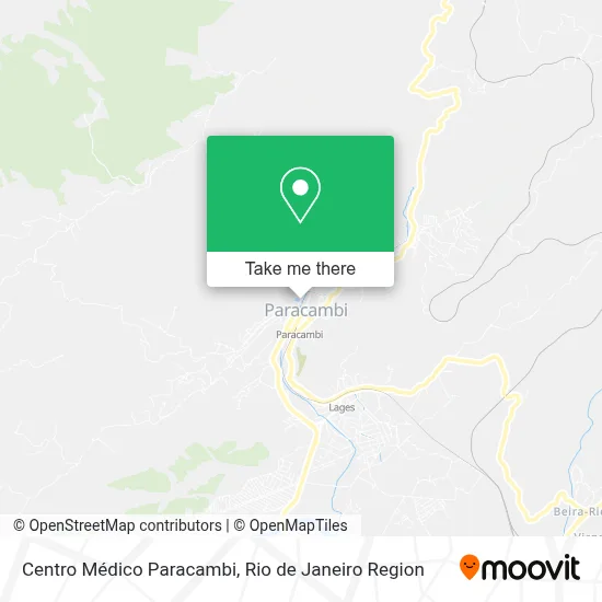 Centro Médico Paracambi map