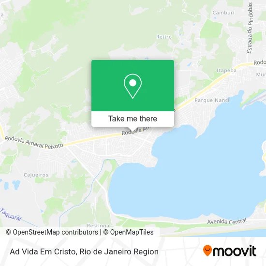 Ad Vida Em Cristo map