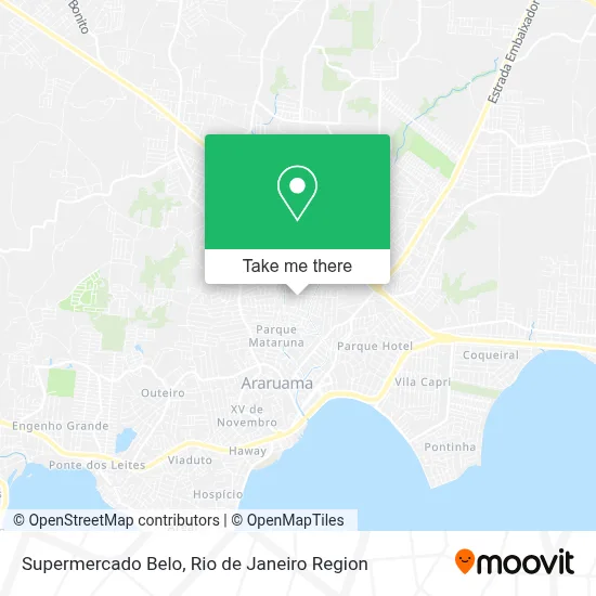 Supermercado Belo map