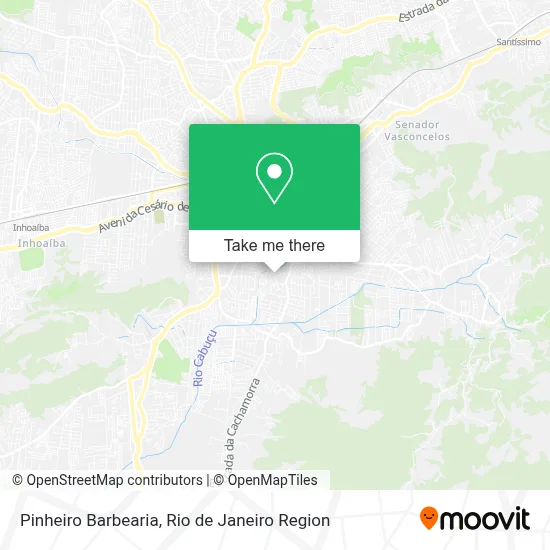 Pinheiro Barbearia map