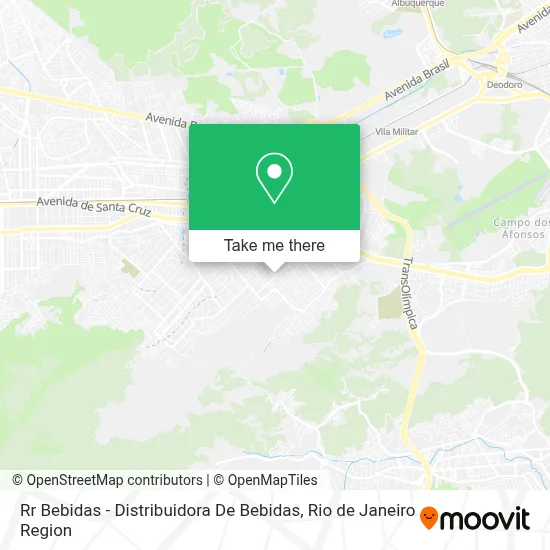 Rr Bebidas - Distribuidora De Bebidas map
